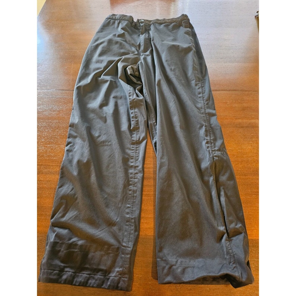 Walter Hagen Golf Rain Pants Mens Medium Black‎ Ankle Zip Waterproof Windbreaker
